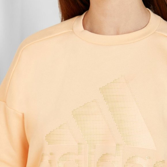 Adidas Logo Crew Neck Sweater Sweatshirt - Picture 2 of 9